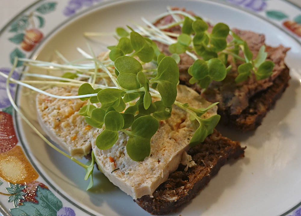 Raps mikrogrønt på smørrebrød