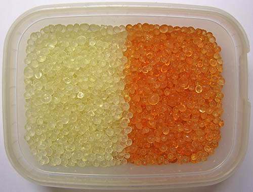 Silicagel med orange indikator