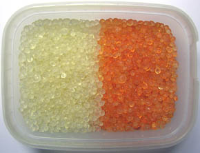 Silicagel med orange indikator