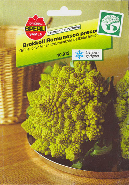 Broccoli, Romanesco precoce, Brassica oleracea </i>L. var. <i>italica