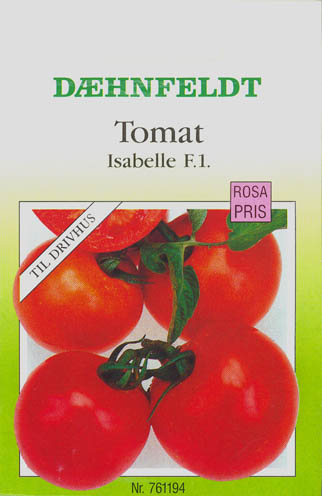 Tomat, Isabelle F1, Solanum lycopersicum</i> L<i>