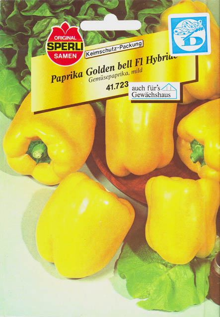 Peberfrugt (Spansk peber), Golden Bell F1, Capsicum annuum </i>L.<i>