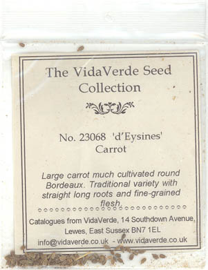 Gulerod, DEysines, Daucus carota </i>L. subsp.<i> sativus