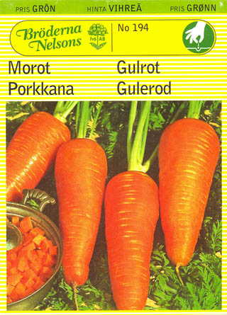 Gulerod, Flakkeer, Daucus carota </i>L. subsp.<i> sativus