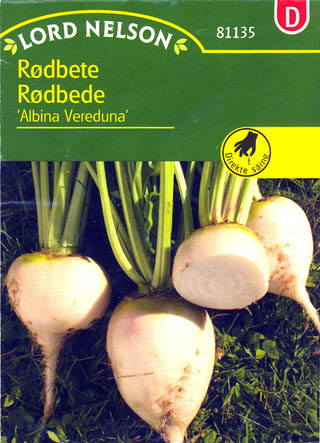 Rdbede, Albina Vereduna, Beta vulgaris </i>L. var.<i> vulgaris
